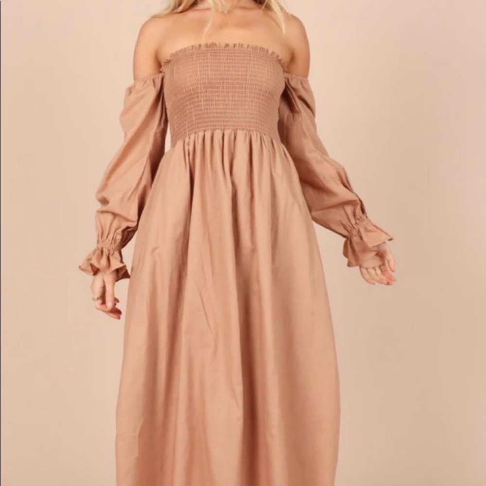 Petal and Pup brown fall dress